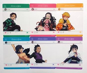 Amazon.co.jp: 全集中展 SNS風クリアカード 炭治郎 禰豆子 善逸 伊之助